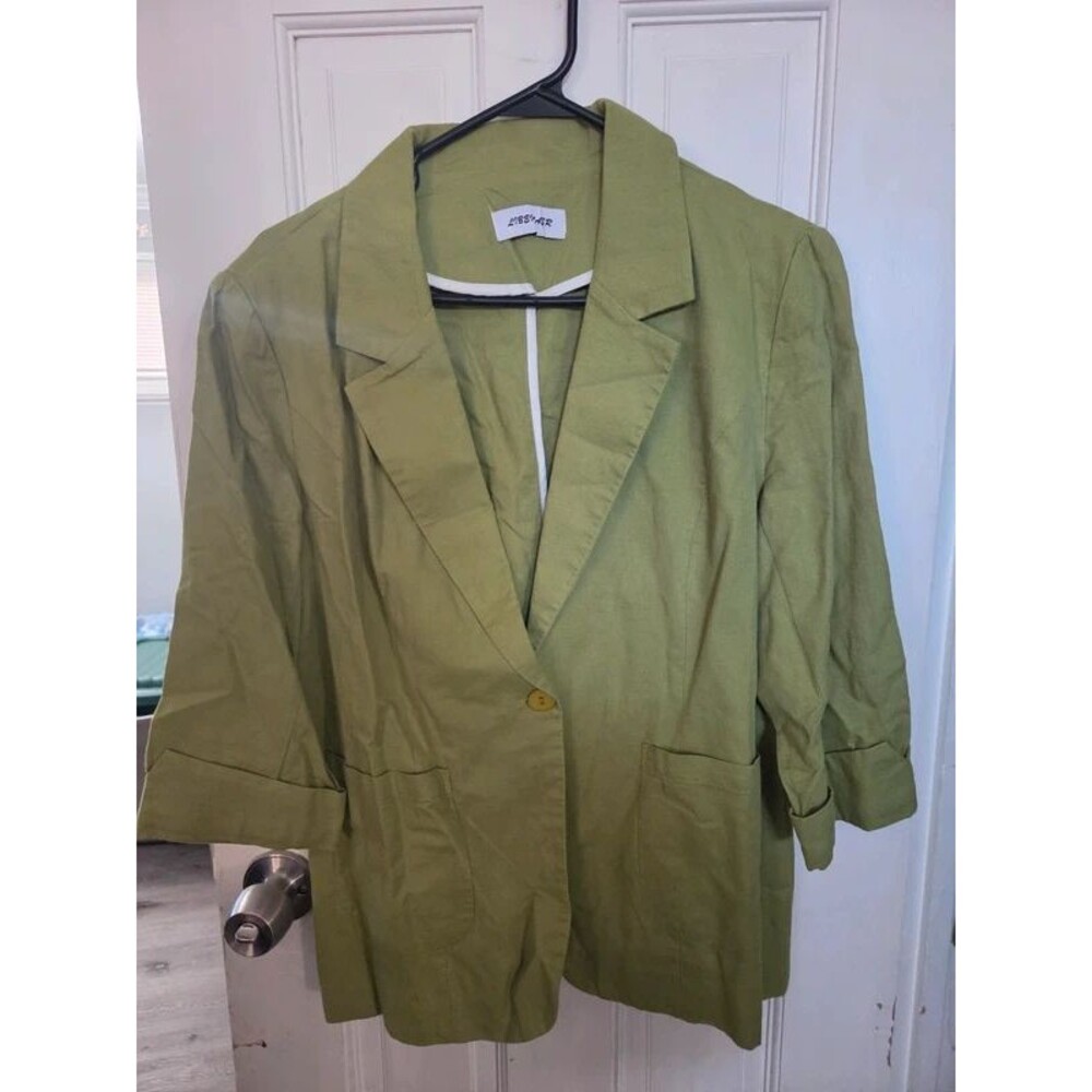 Libemaer women's green blazer